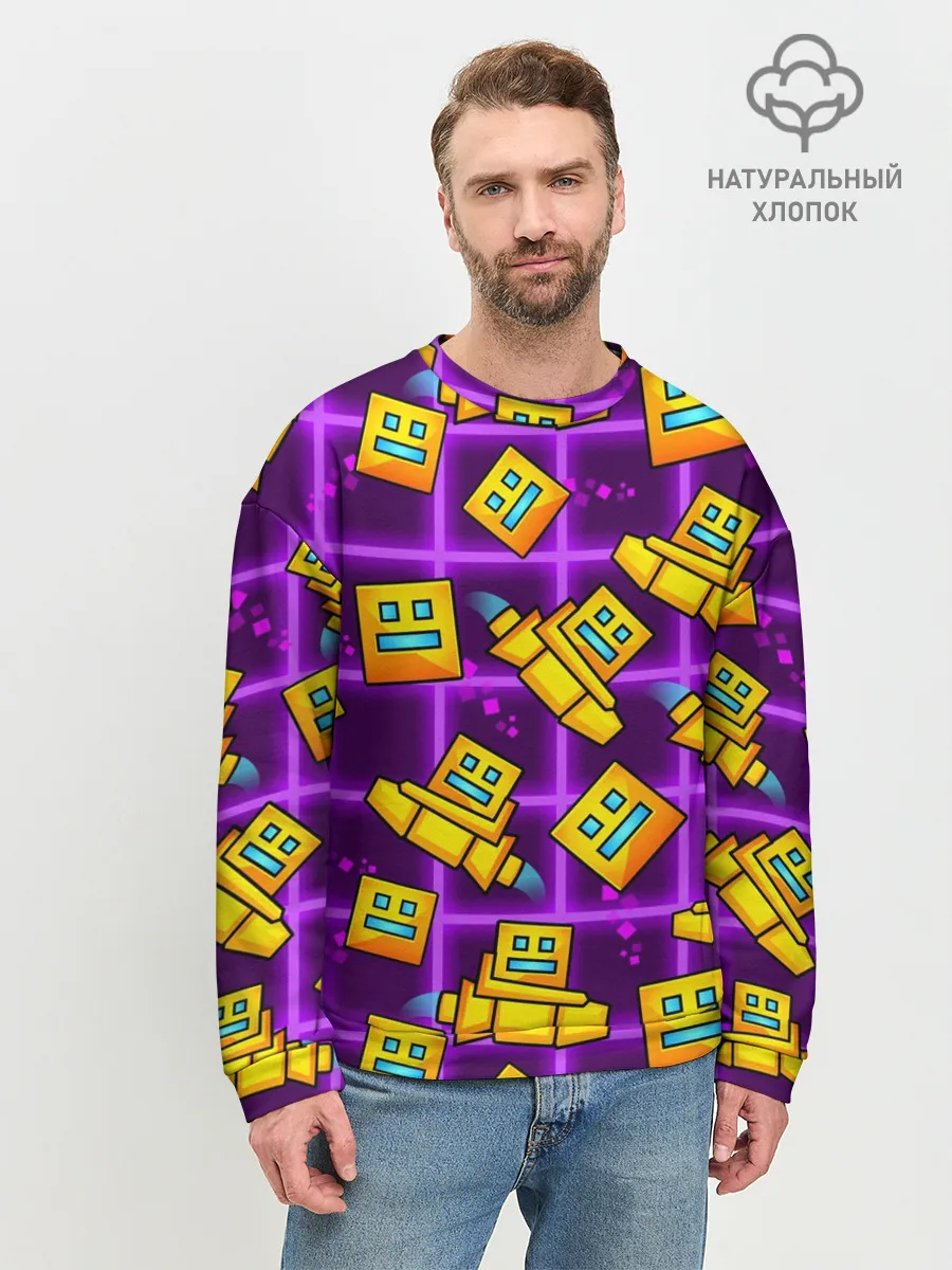 Мужской свитшот базовый / GEOMETRY DASH SPACE