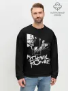 Мужской свитшот базовый / My Chemical Romance уходящий в окно