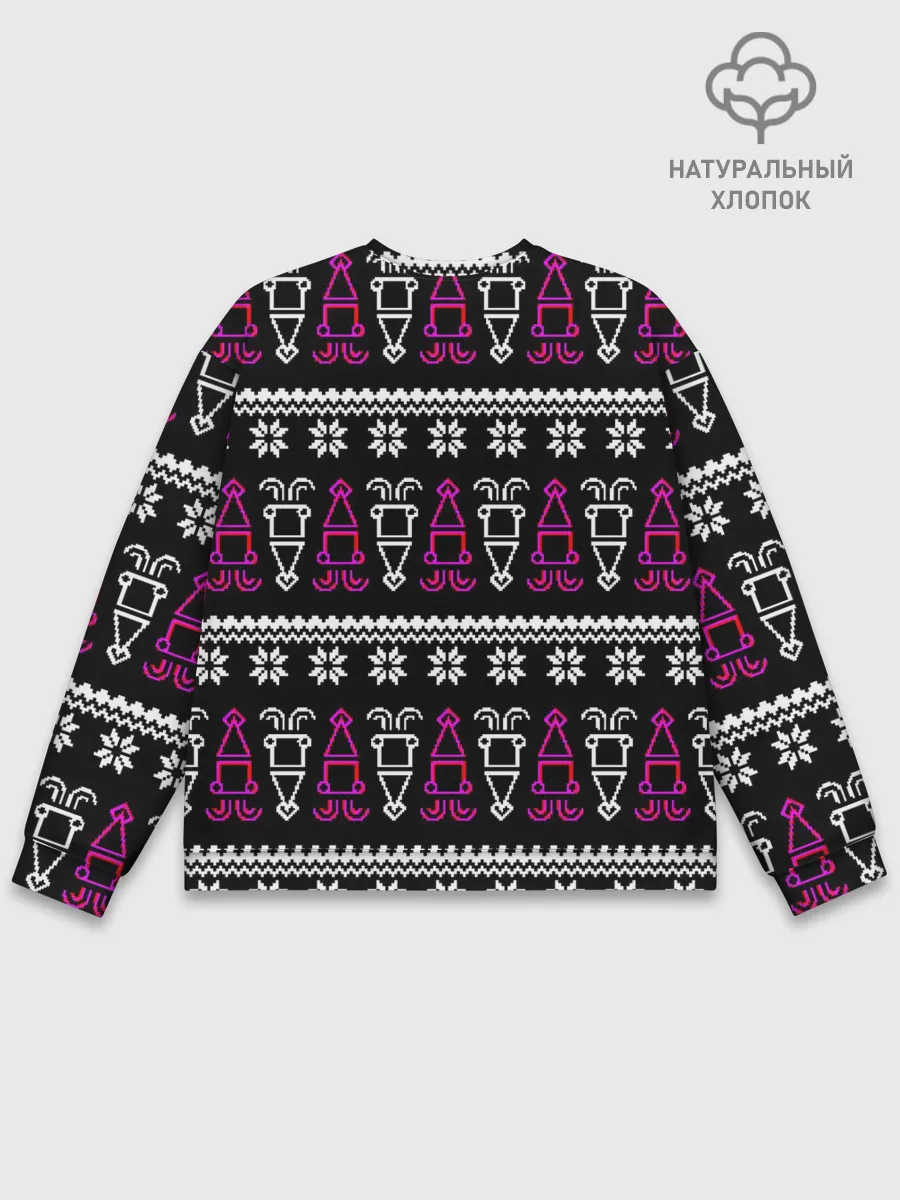 Мужской свитшот базовый / Праздник кальмара