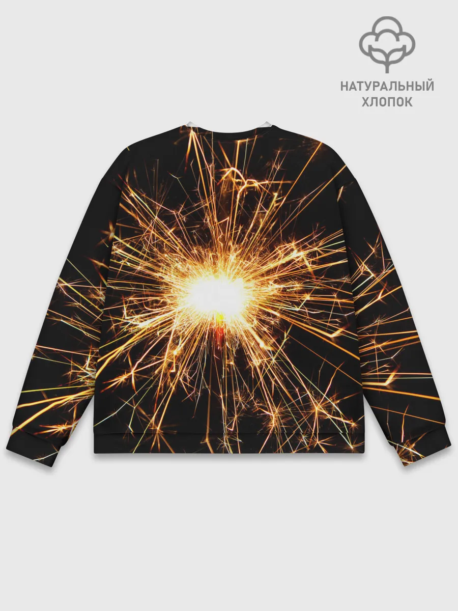 Мужской свитшот базовый / фейерверк души