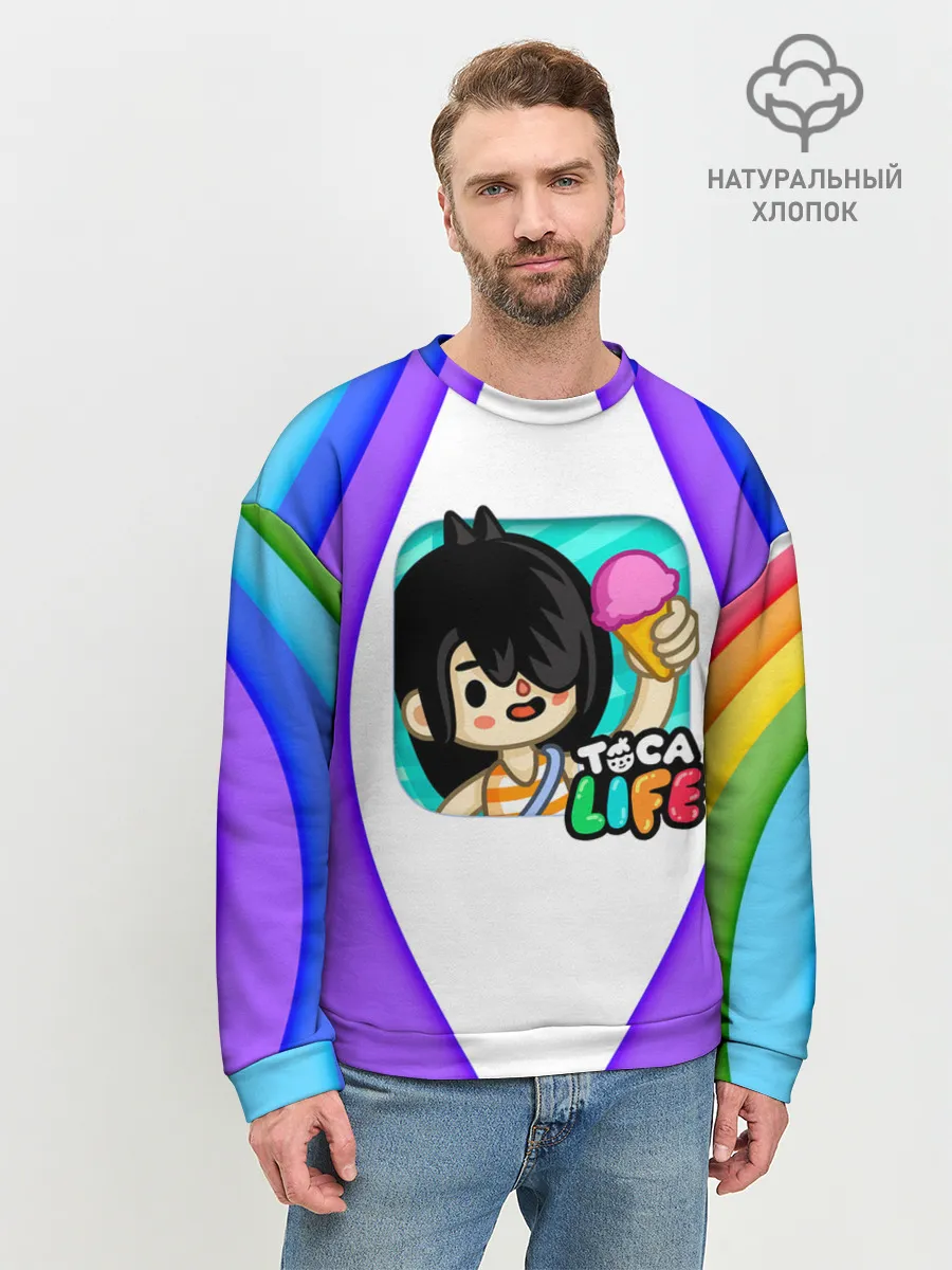 Мужской свитшот базовый / Нари | Nari | Toca Boca