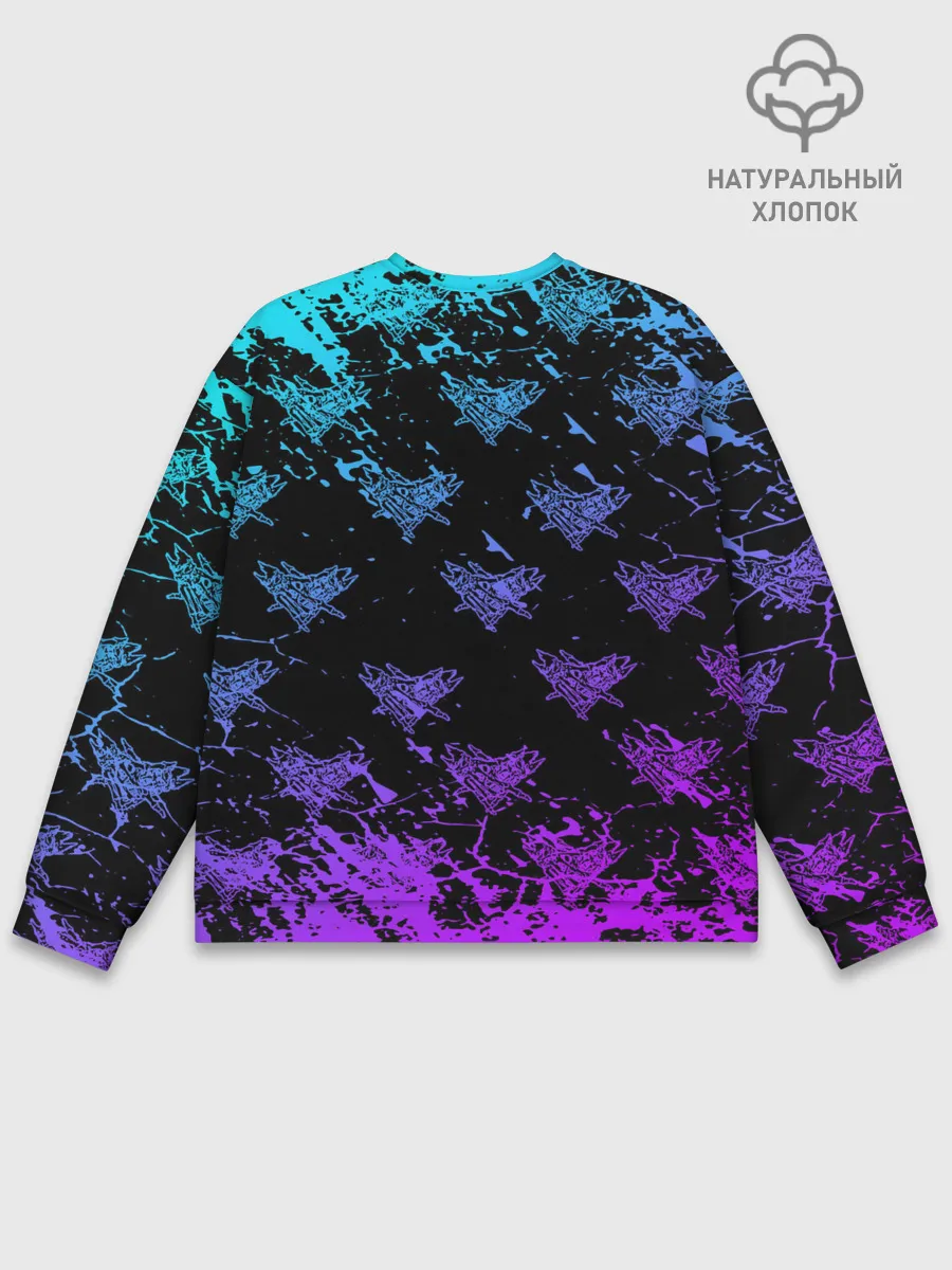 Мужской свитшот базовый / Velial Squad | neon