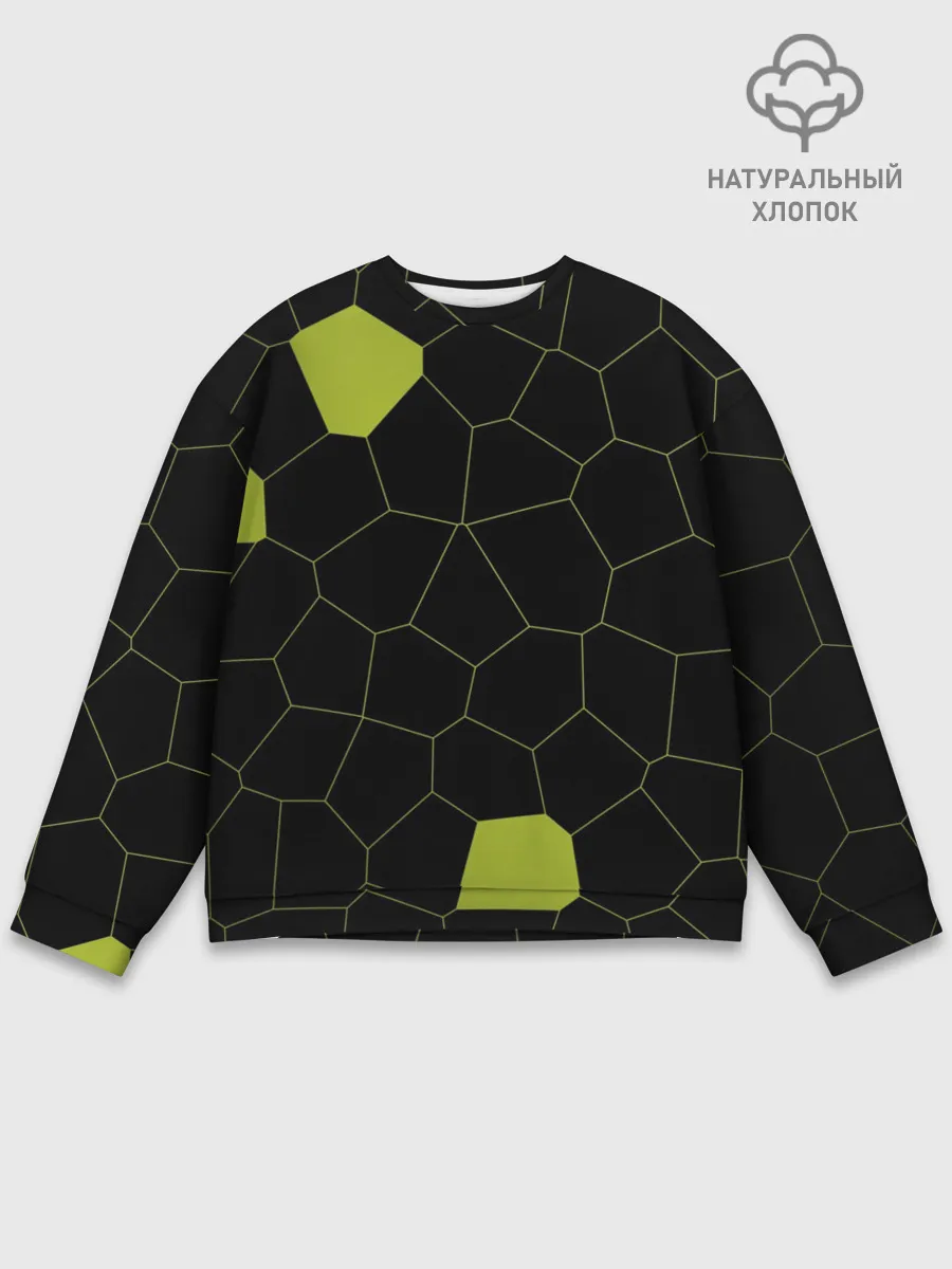 Мужской свитшот базовый / Кожа рептилии