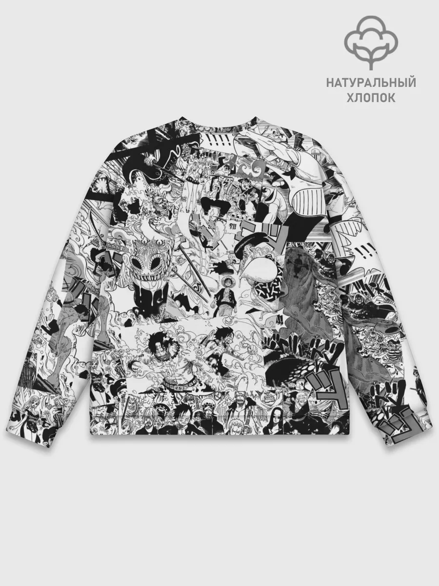 Мужской свитшот базовый / Ван Пис, One Piece, манга