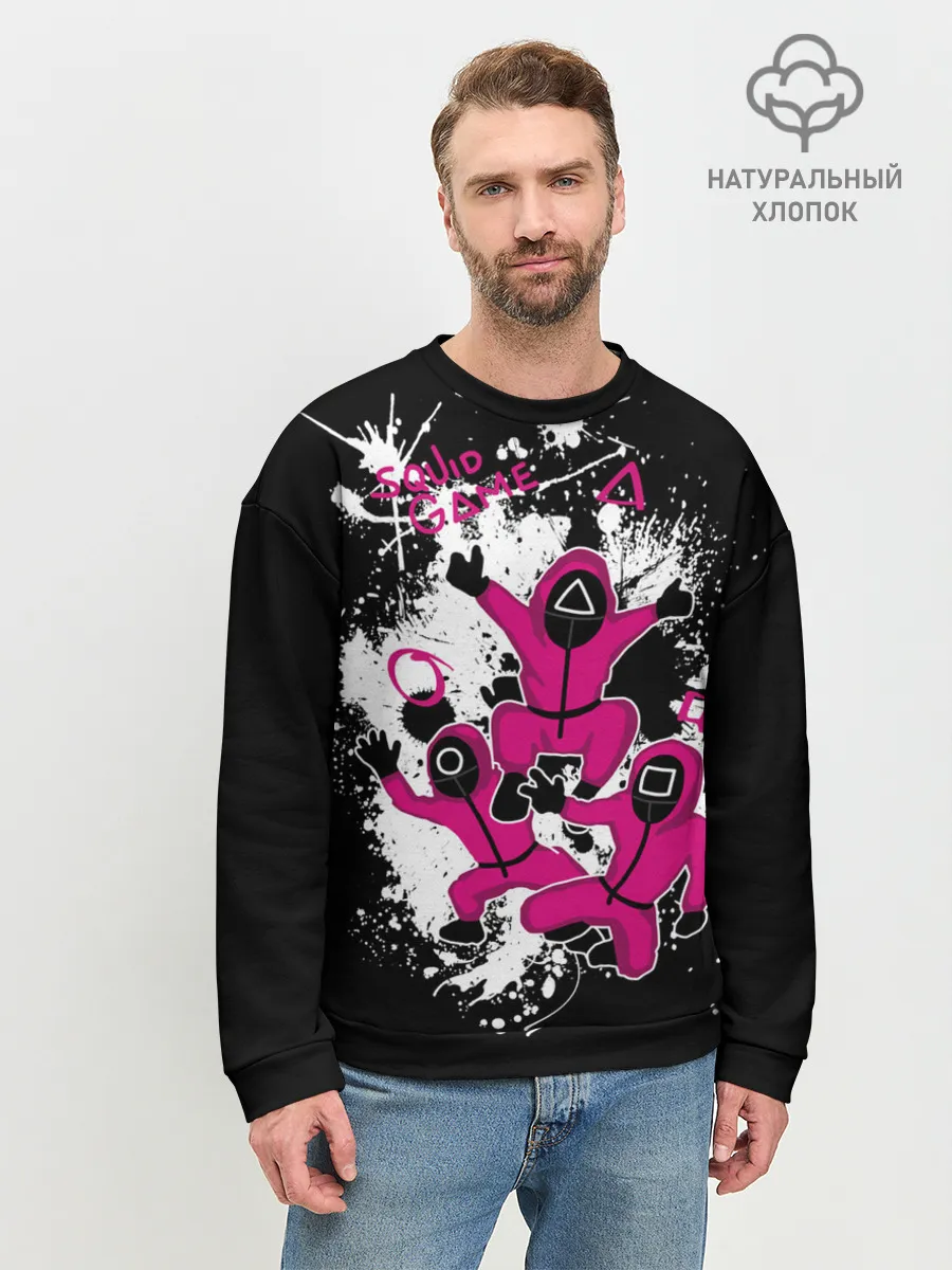 Мужской свитшот базовый / Squid game: firework