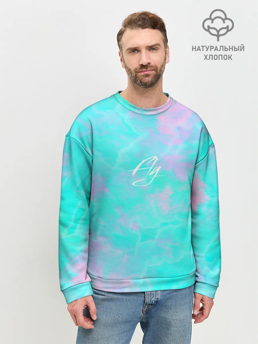 Мужской свитшот базовый / sky dream|fly