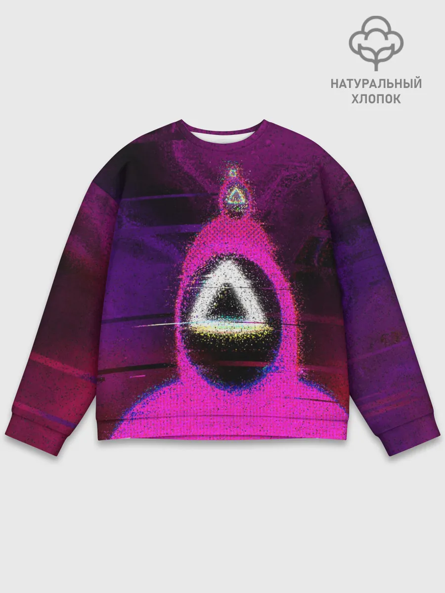 Мужской свитшот базовый / Squid game glitch