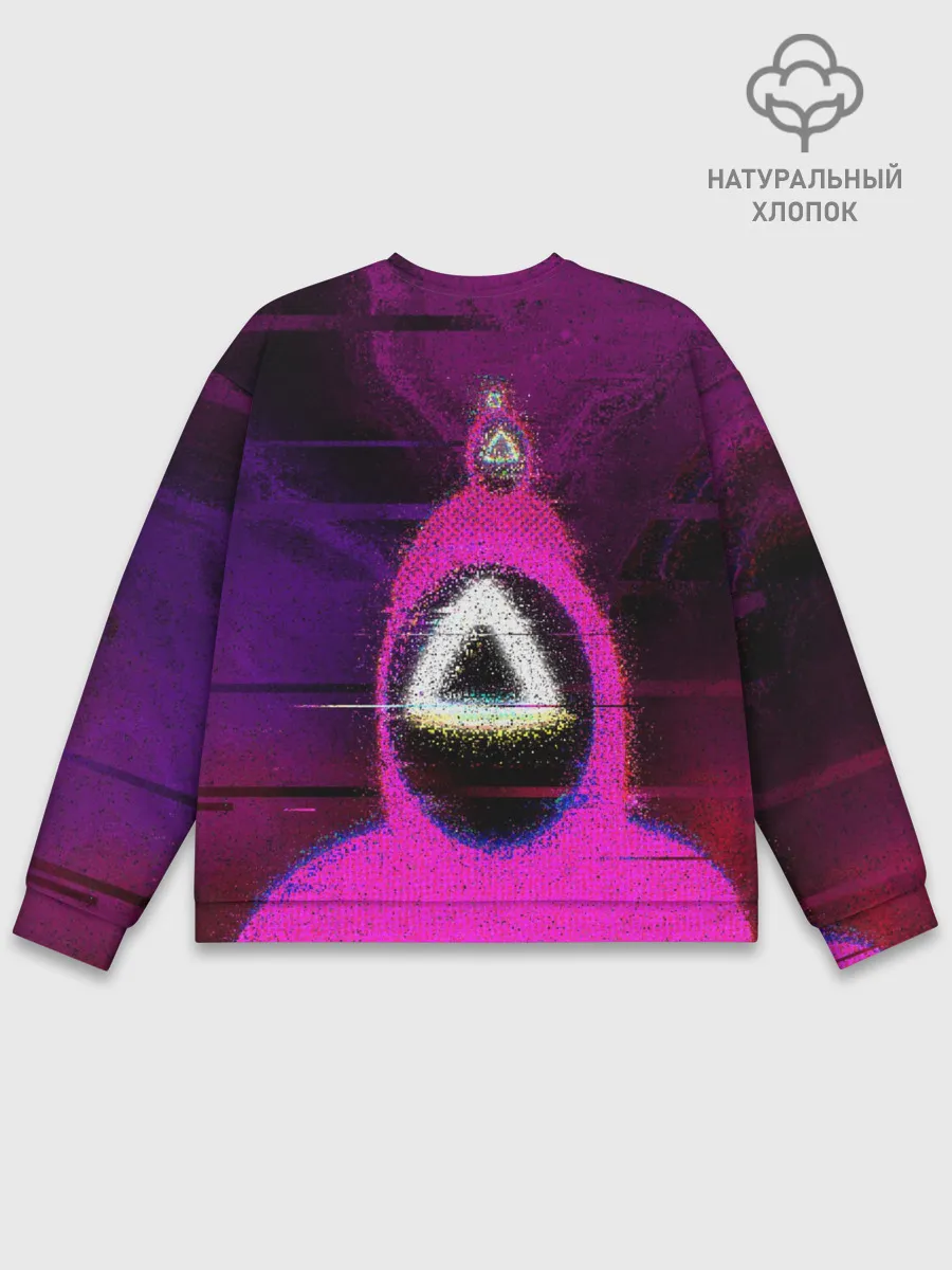 Мужской свитшот базовый / Squid game glitch