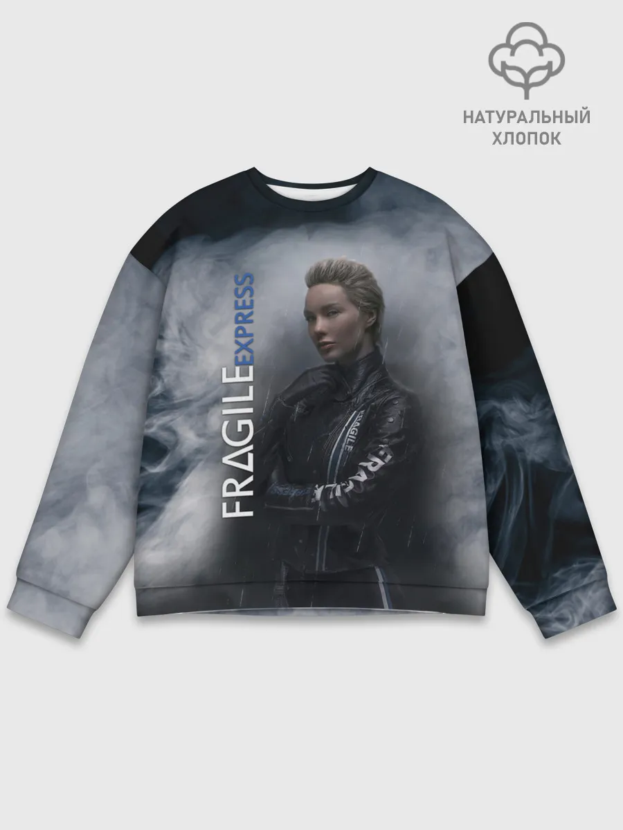 Мужской свитшот базовый / DEATH STRANDING FRAGILE EXPRESS