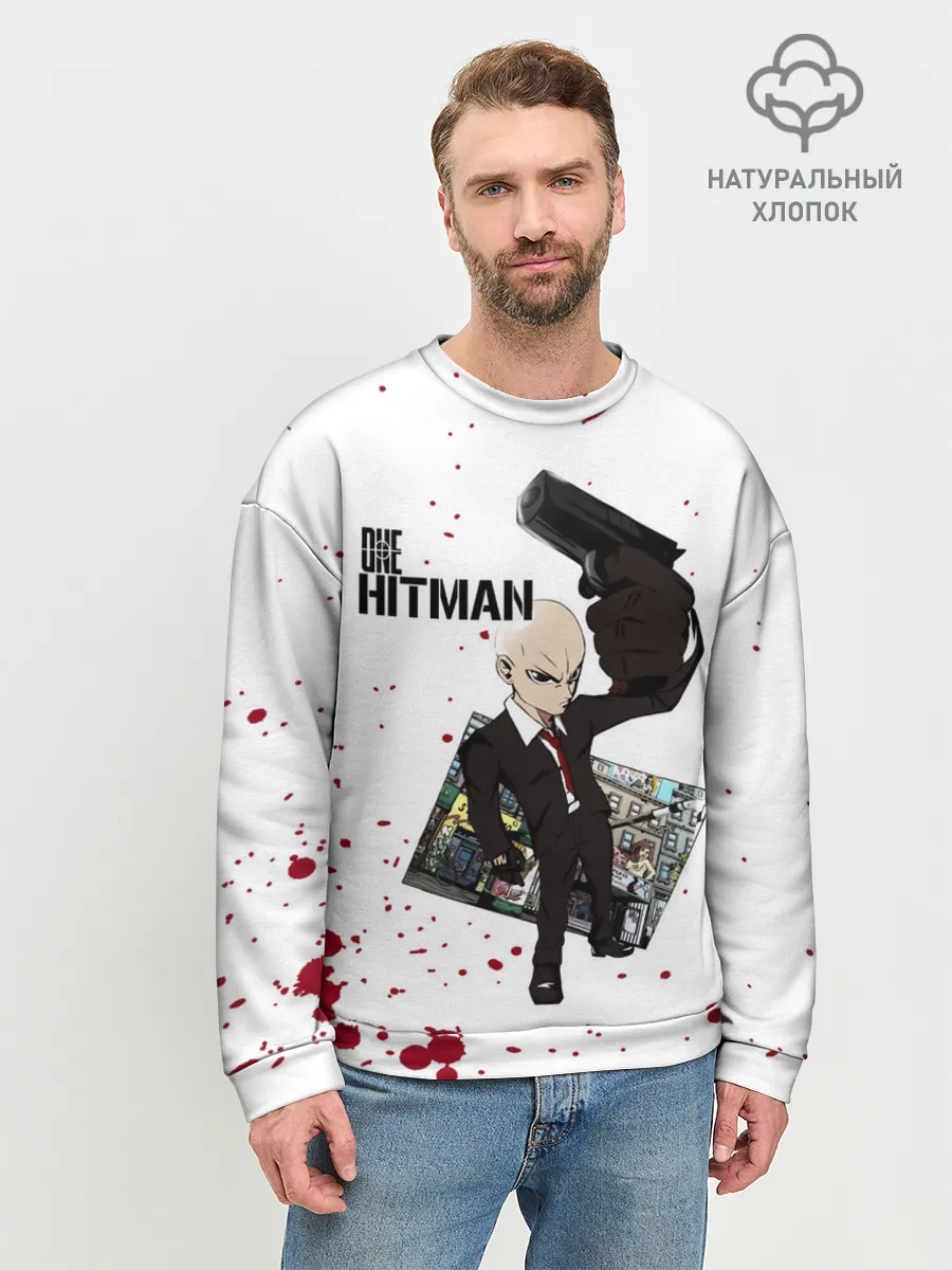 Мужской свитшот базовый / ONE HITMAN