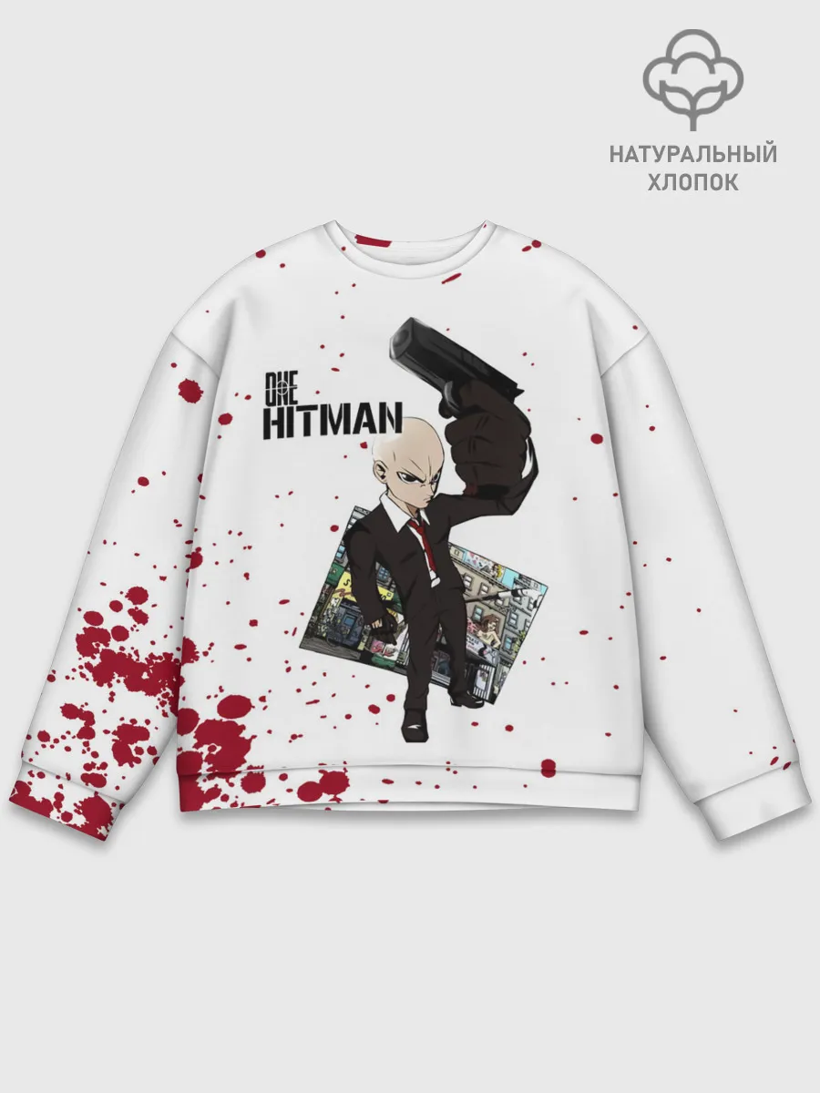 Мужской свитшот базовый / ONE HITMAN