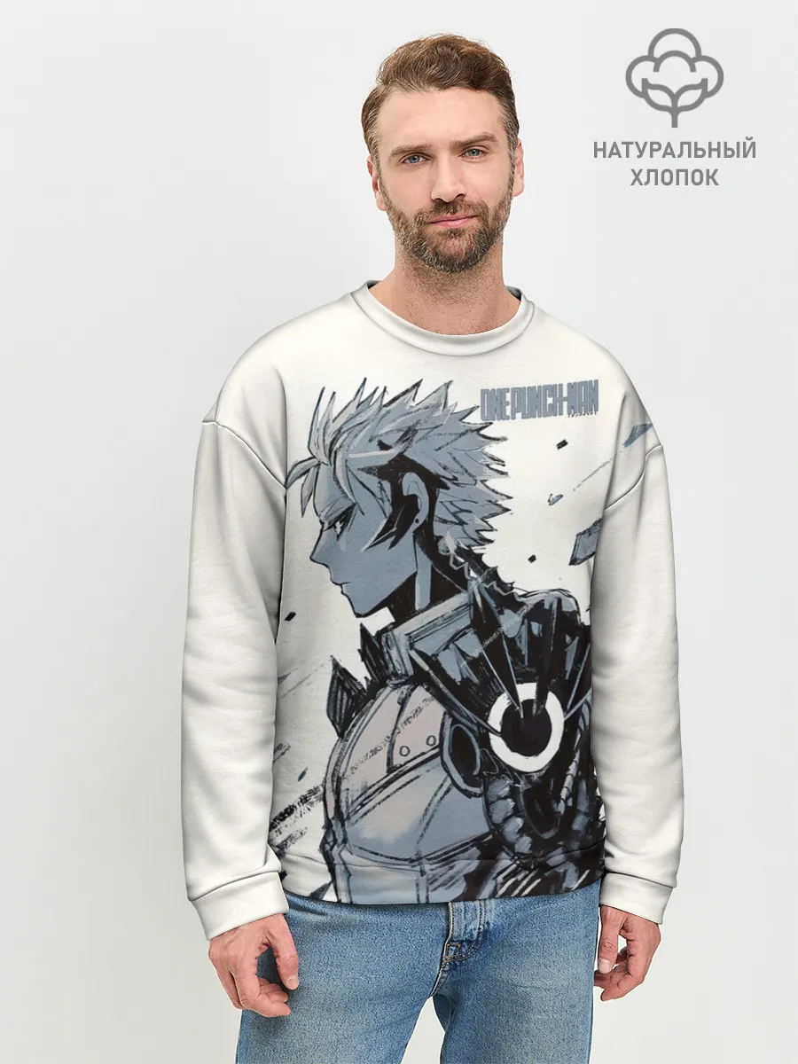 Мужской свитшот базовый / One Punch-Man Генос