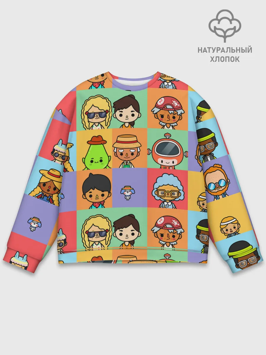 Мужской свитшот базовый / TOCA BOCA WORLD HERO