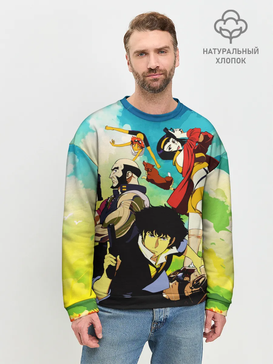 Мужской свитшот базовый / Cowboy Bebop All