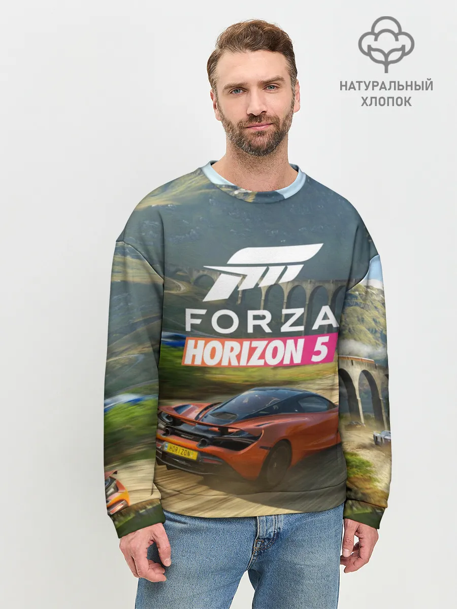 Мужской свитшот базовый / Forza Horizon 5, игра