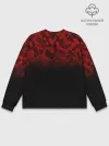 Мужской свитшот базовый / BLACK RED CAMO | RED MILLITARY