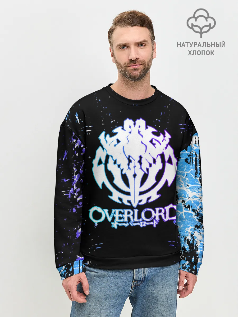 Мужской свитшот базовый / OVERLORD | оверлорд neon | НЕОН