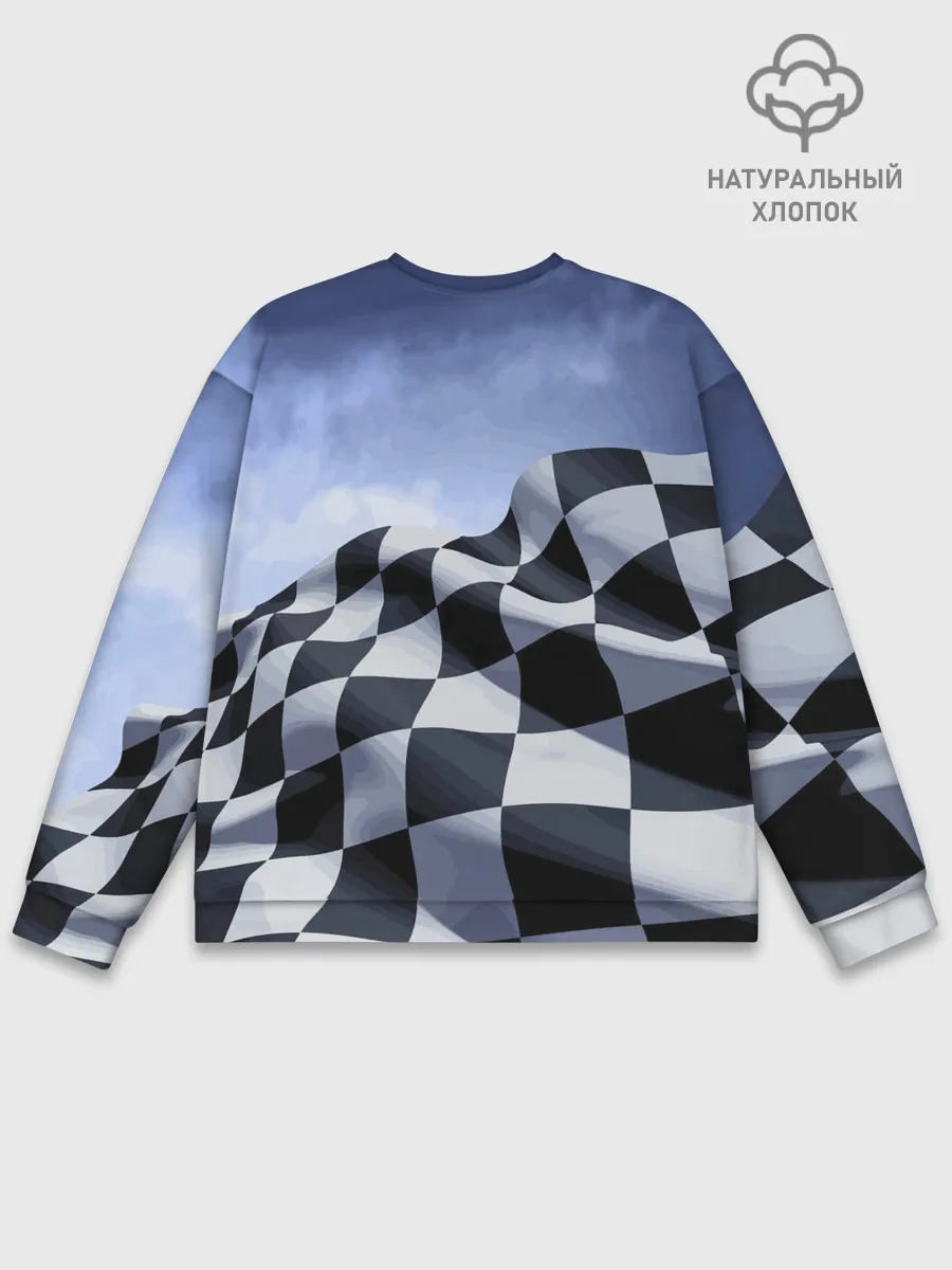 Мужской свитшот базовый / Bully - легендарный гонщик