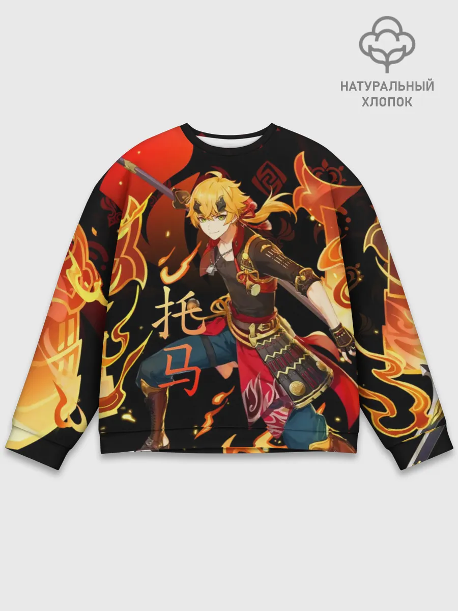 Мужской свитшот базовый / Геншин импакт: Тома