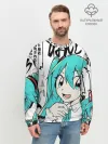 Мужской свитшот базовый / Hatsune Miku
