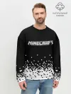 Мужской свитшот базовый / Minecraft | Майнкрафт | логотип