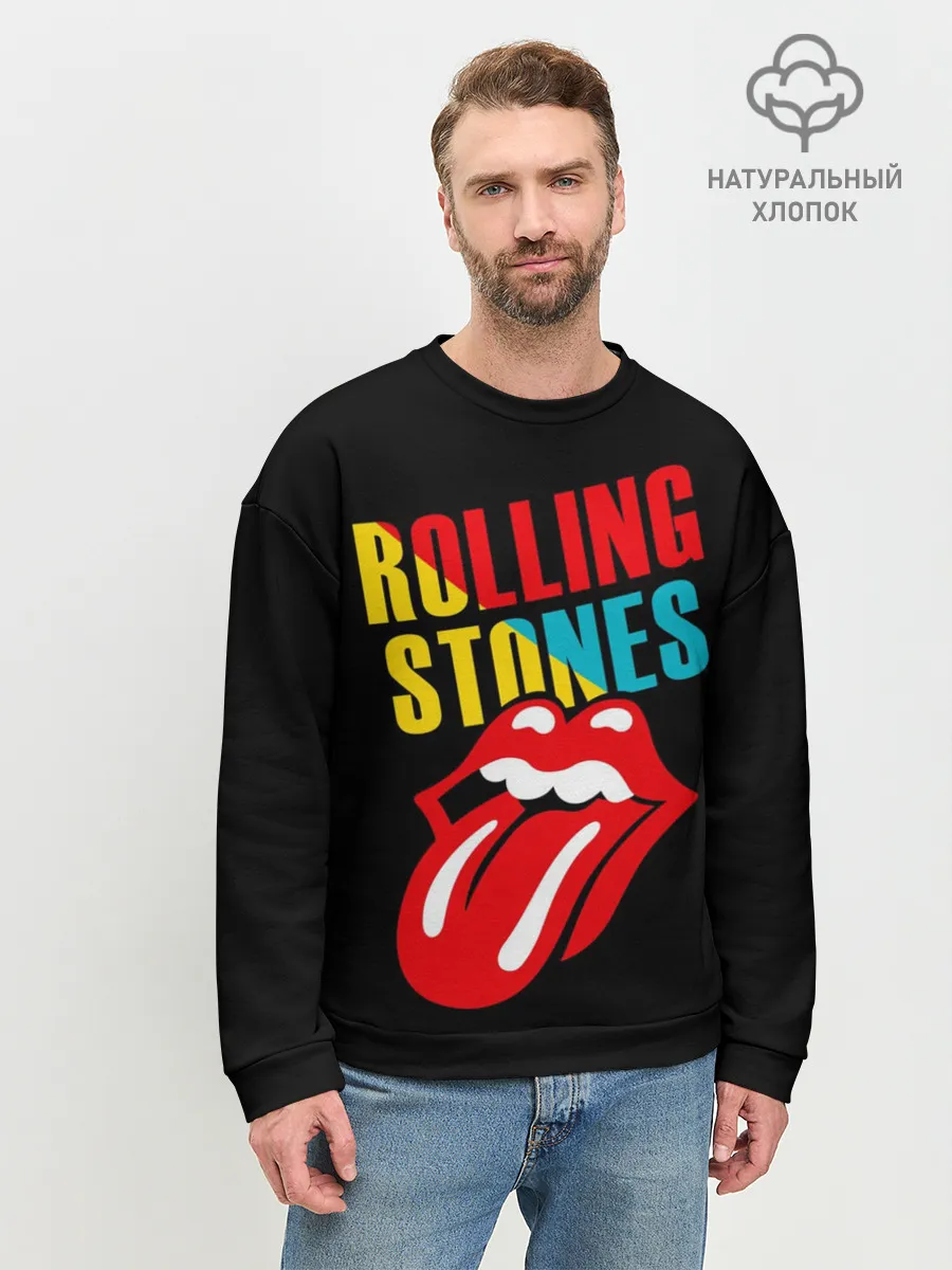 Мужской свитшот базовый / Роллинг Стоунз | Rolling Stones