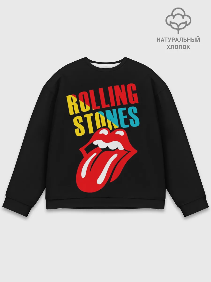 Мужской свитшот базовый / Роллинг Стоунз | Rolling Stones