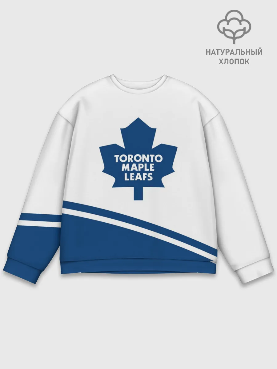 Мужской свитшот базовый / Toronto Maple Leafs | Торонто Мейпл Лифс