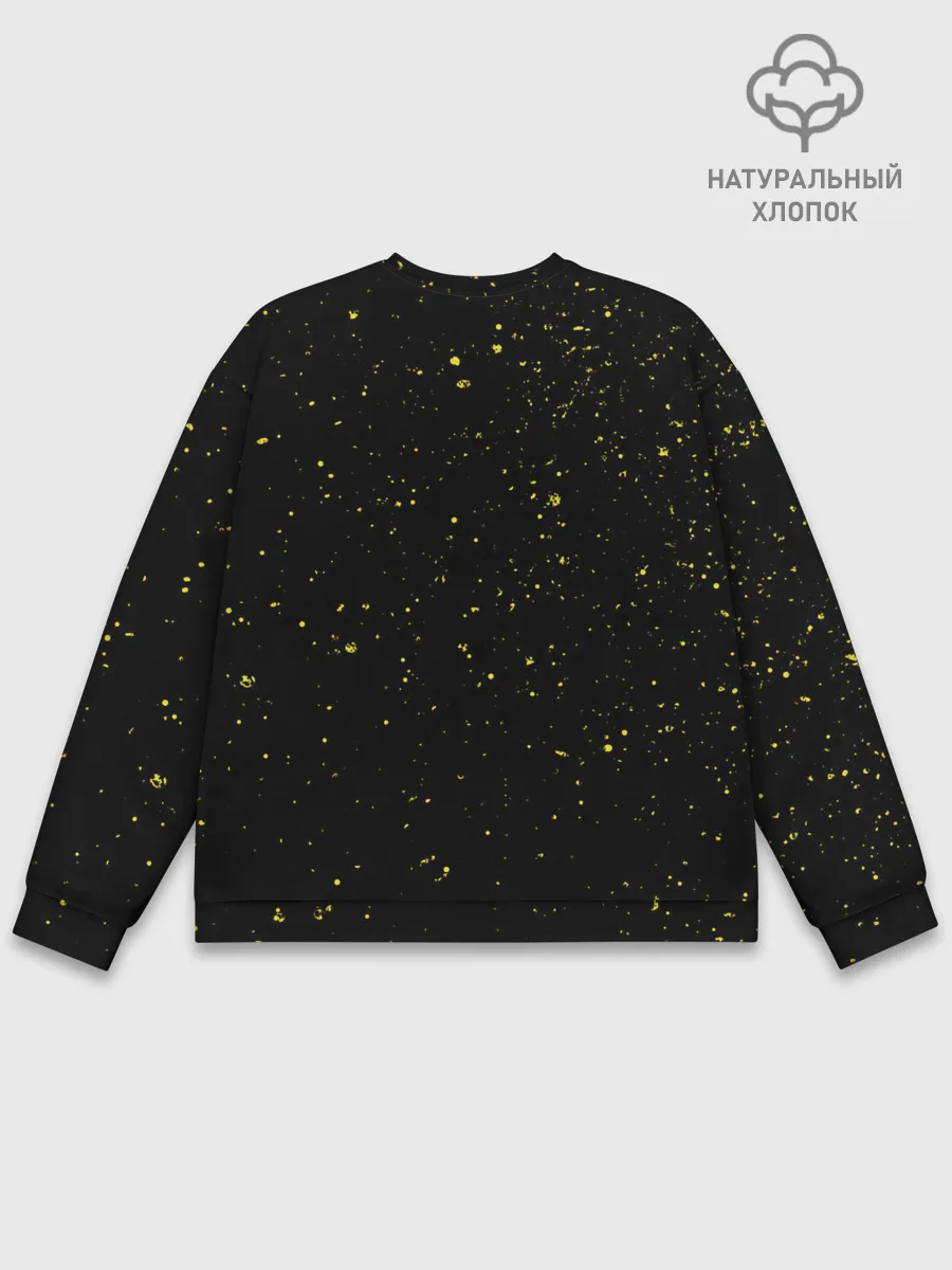 Мужской свитшот базовый / Сайта пробивает стену One Punch-Man