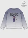 Мужской свитшот базовый / Ангус Янг чертик AC/DC