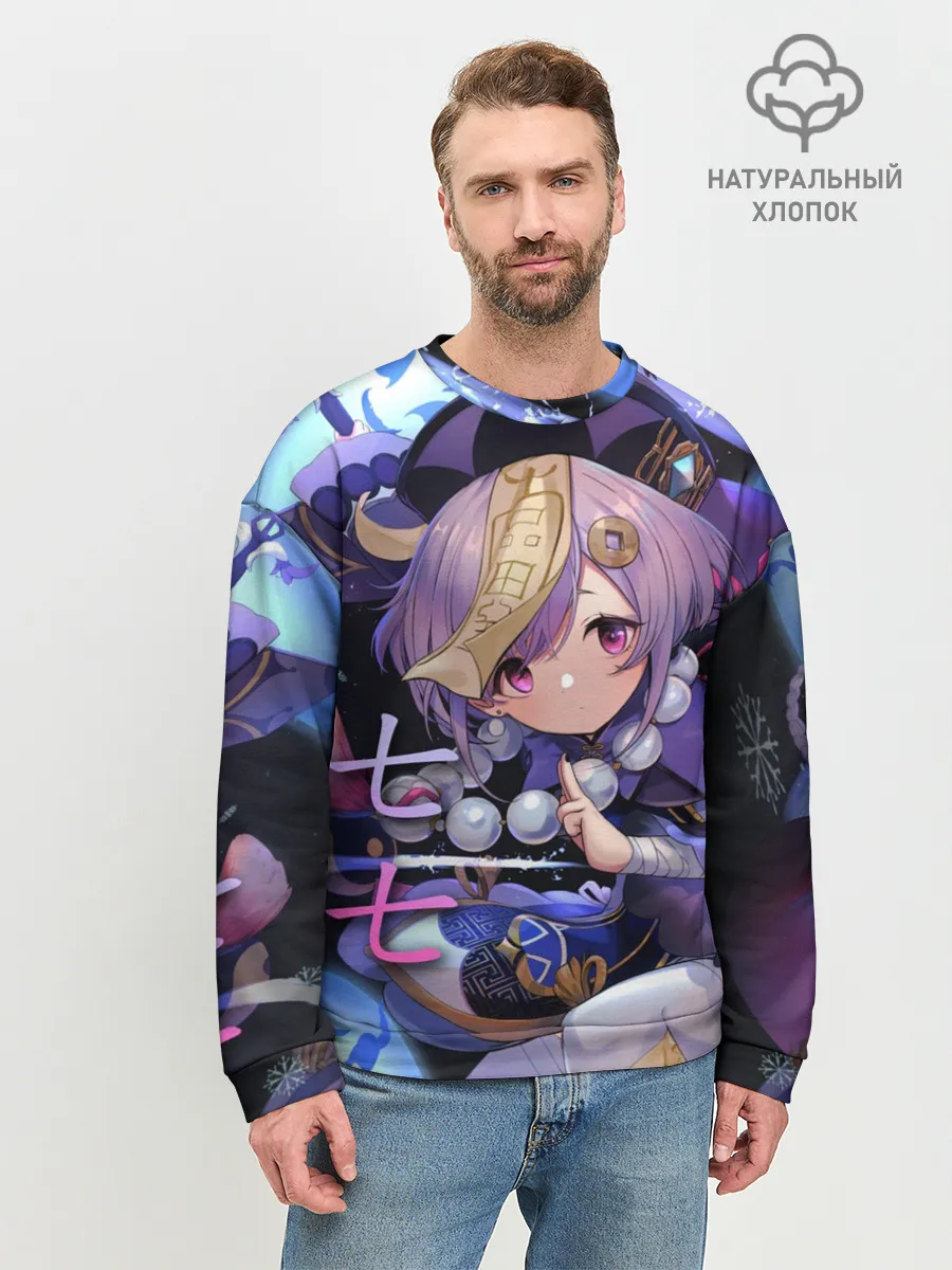 Мужской свитшот базовый / Genshin Impact: Qiqi