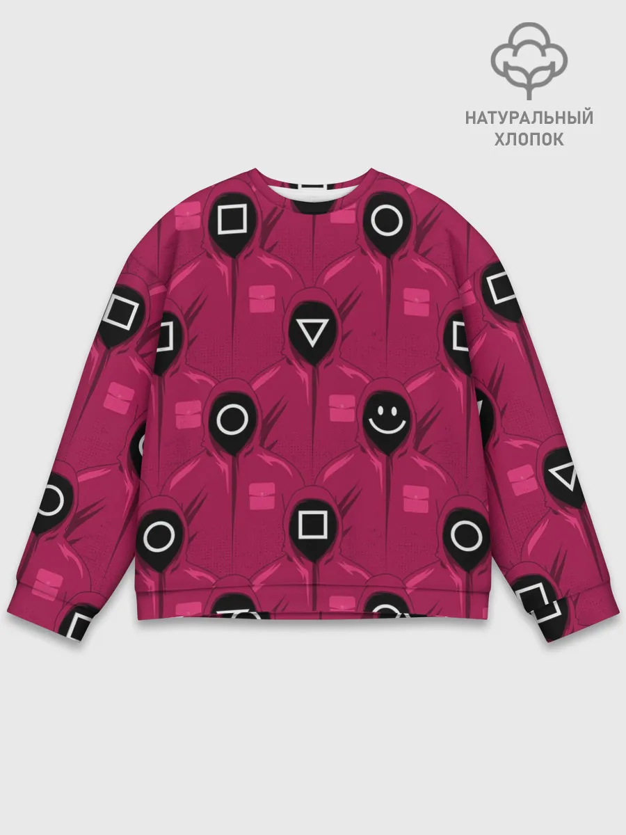 Мужской свитшот базовый / СОТРУДНИКИ ИГРЫ В КАЛЬМАРА