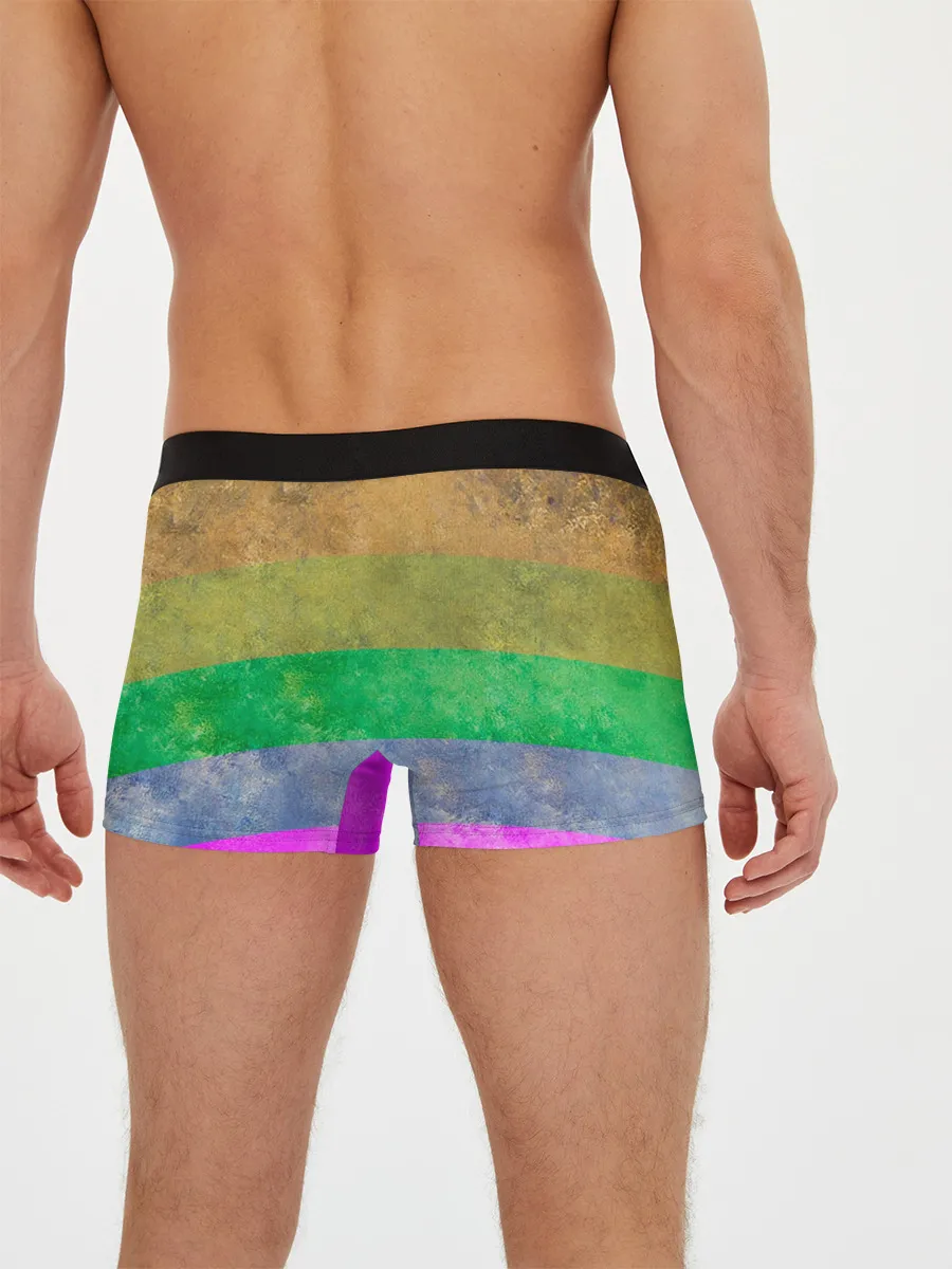 Мужские трусы боксеры / Радужный Ленин