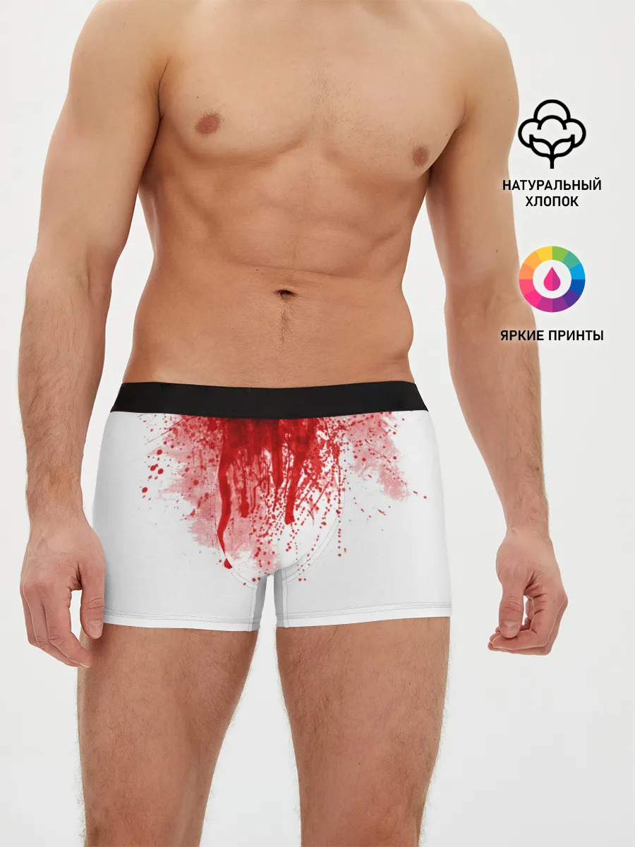 Мужские трусы боксеры / Кровь