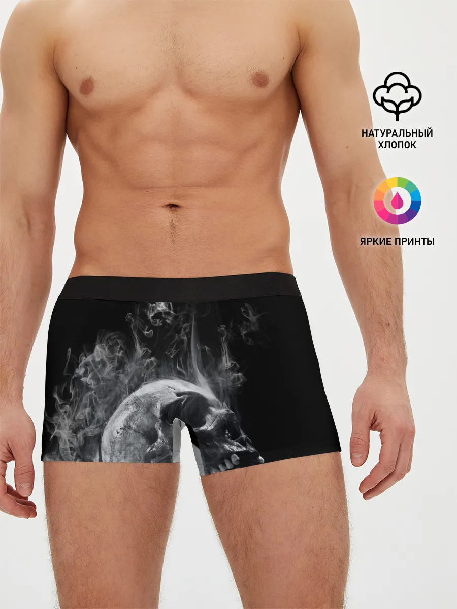 Мужские трусы боксеры / Skull