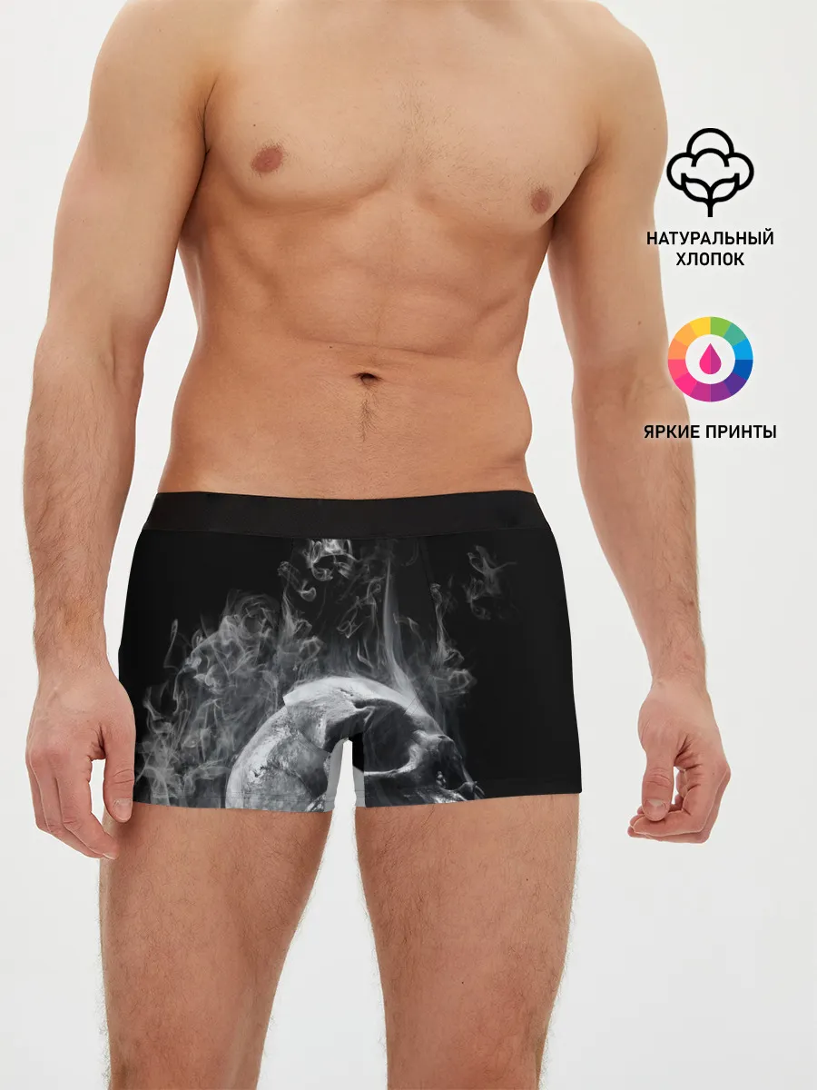 Мужские трусы боксеры / Skull