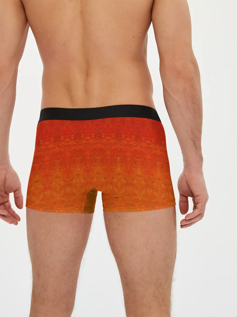 Мужские трусы боксеры / Скелет с гитарой