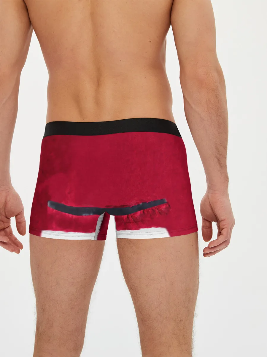 Мужские трусы боксеры / Костюм Деда Мороза