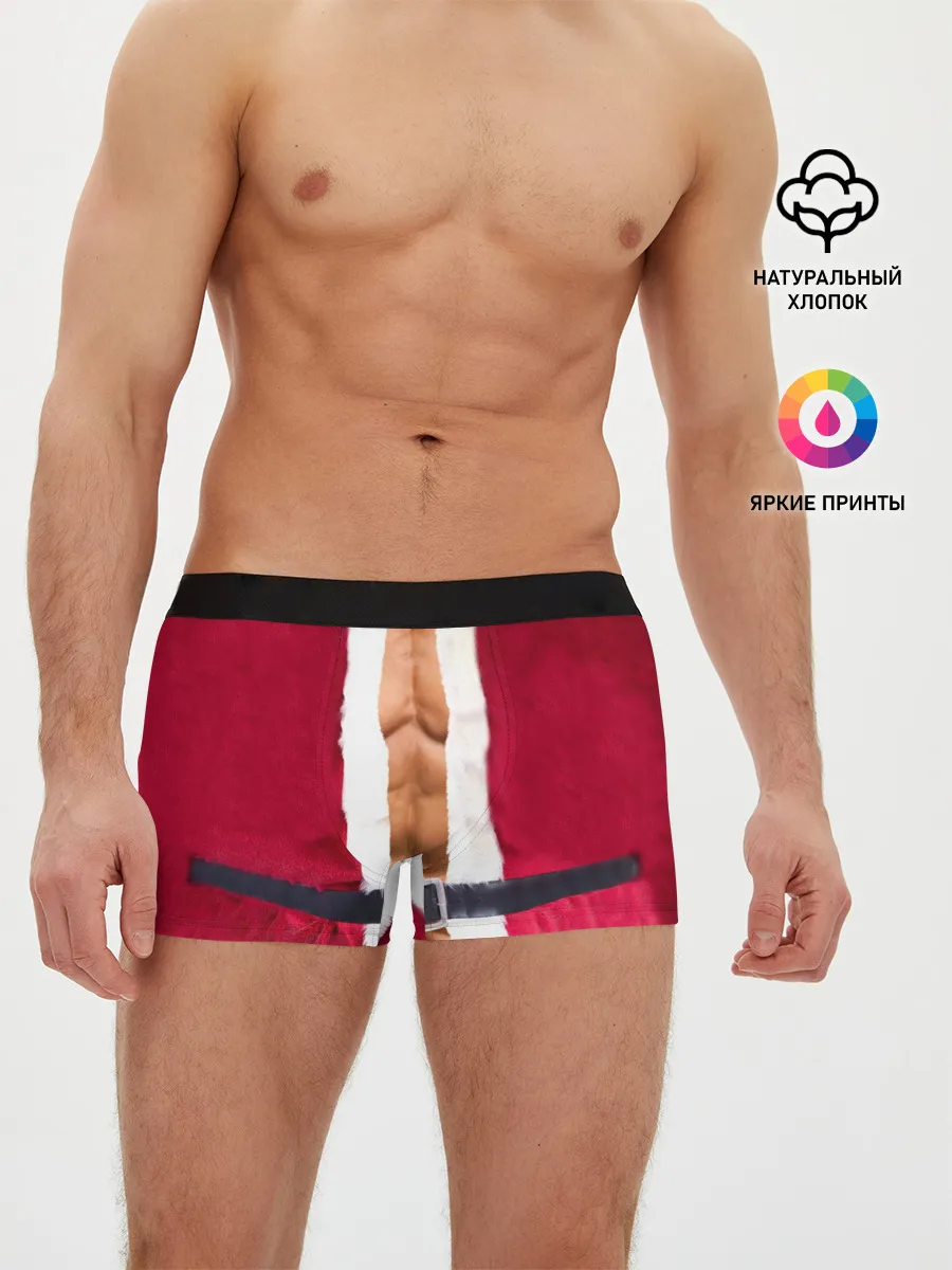 Мужские трусы боксеры / Костюм Деда Мороза