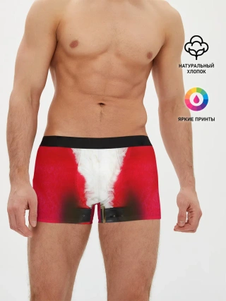 Мужские трусы боксеры / Дед мороз