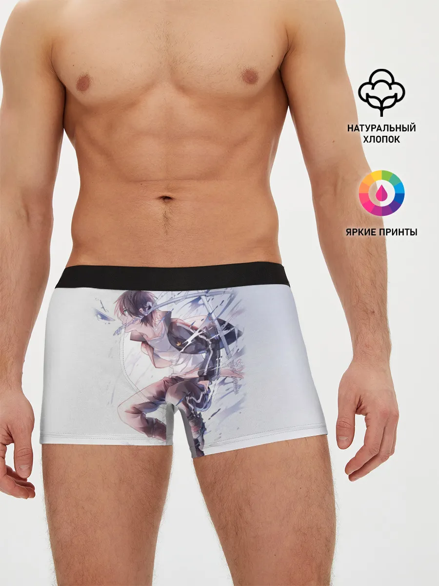 Мужские трусы боксеры / Летающий Ябоку