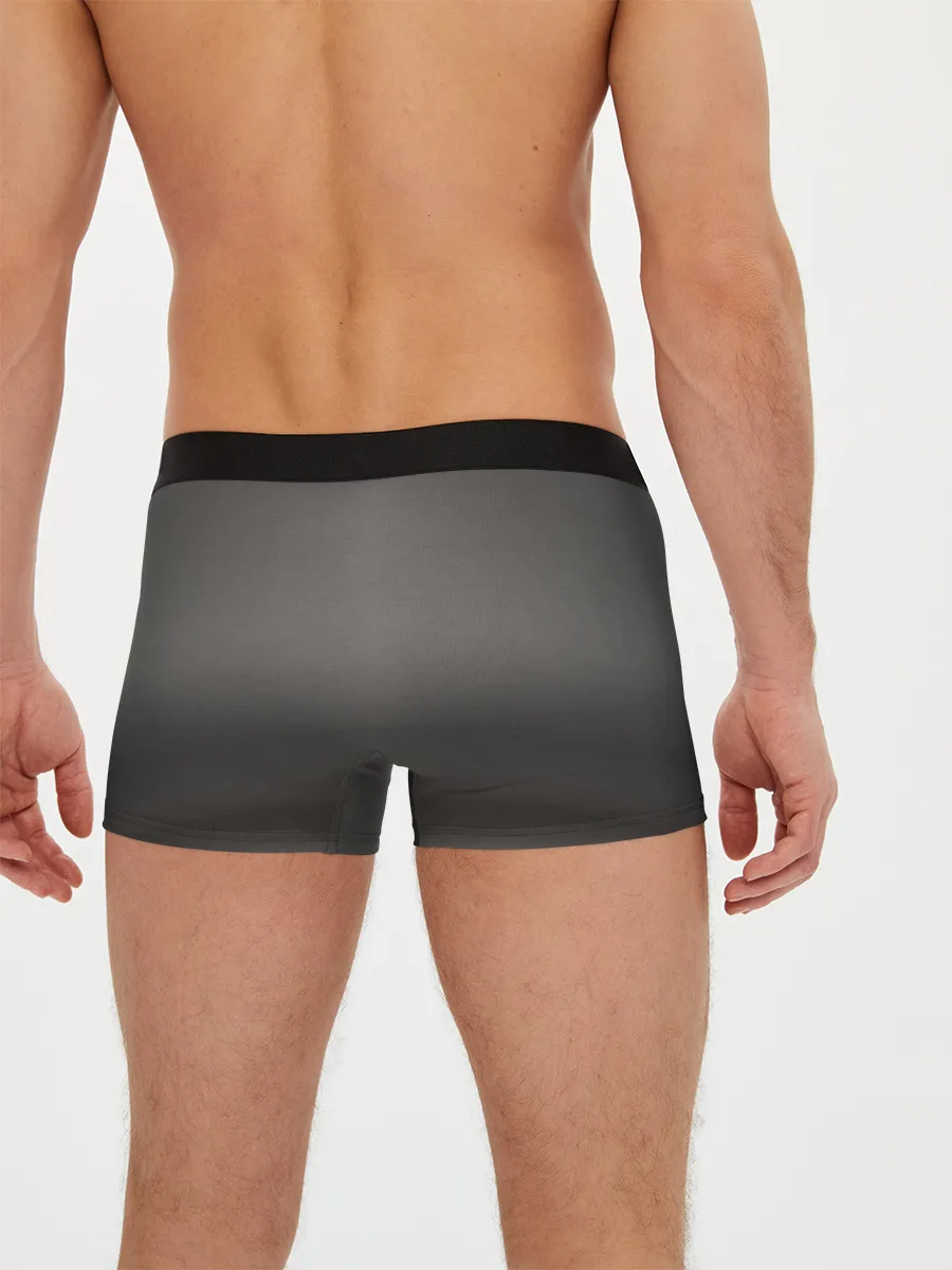 Мужские трусы боксеры / Мопс в кепке