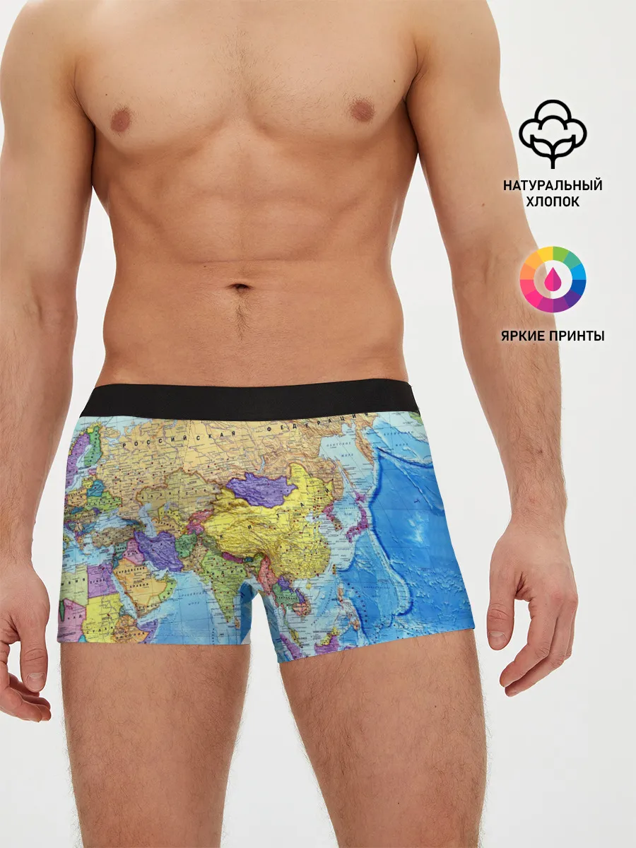 Мужские трусы боксеры / Карта 10