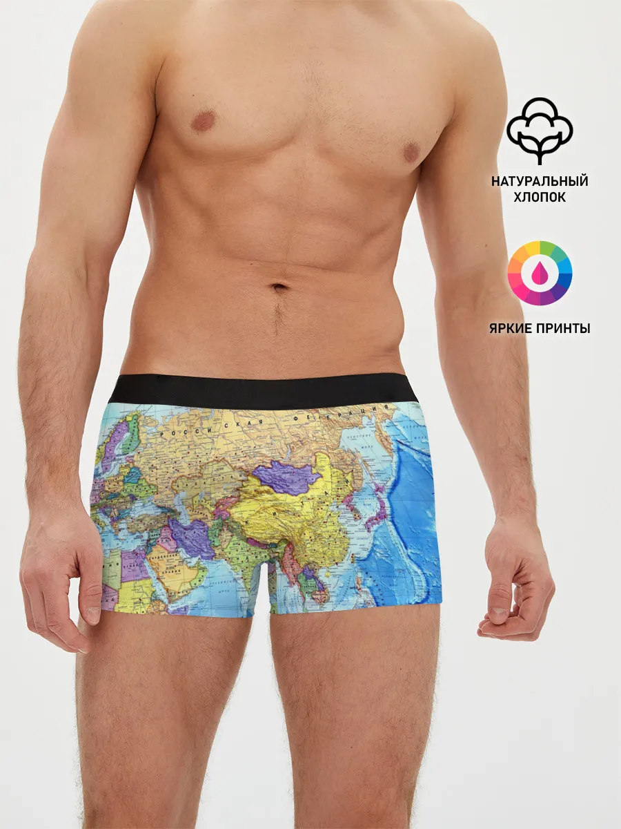 Мужские трусы боксеры / Карта 10