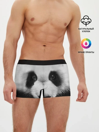 Мужские трусы боксеры / Морда панды