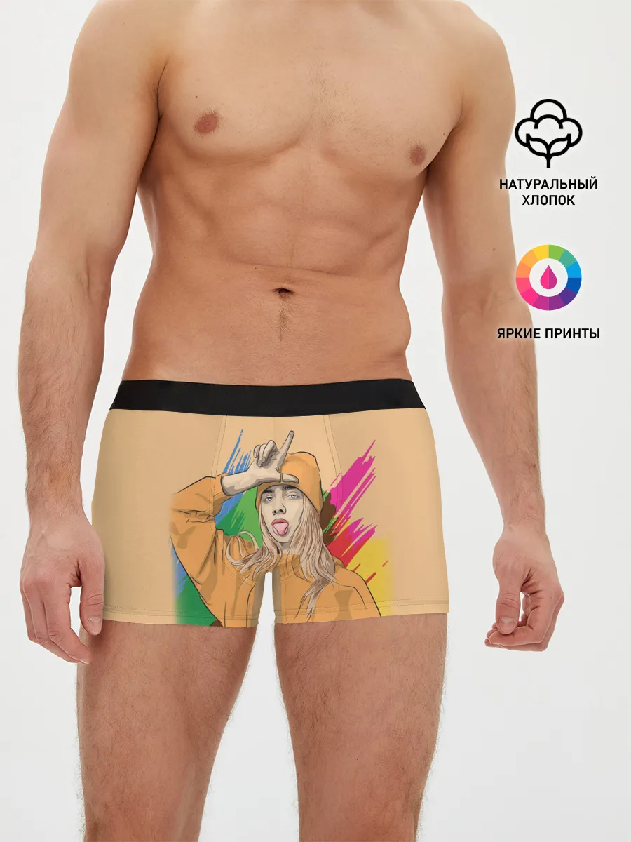 Мужские трусы боксеры / BILLIE EILISH