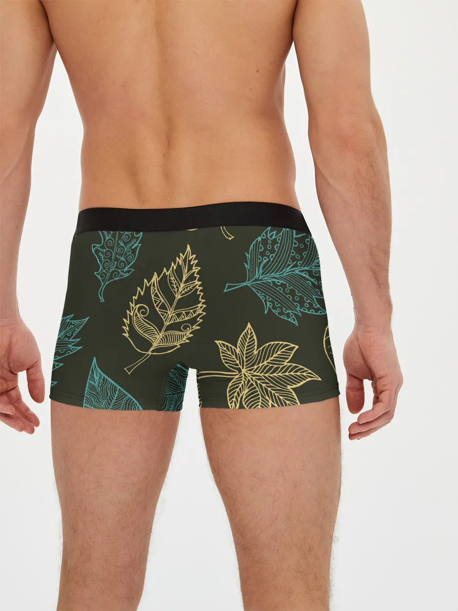 Мужские трусы боксеры / Осенний мотив