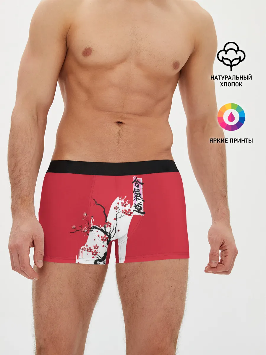 Мужские трусы боксеры / Сакура Айкидо