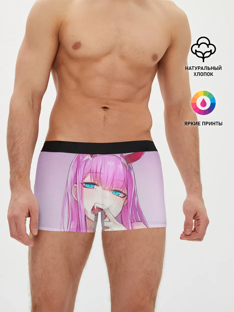 Мужские трусы боксеры / ахегао зеро ту