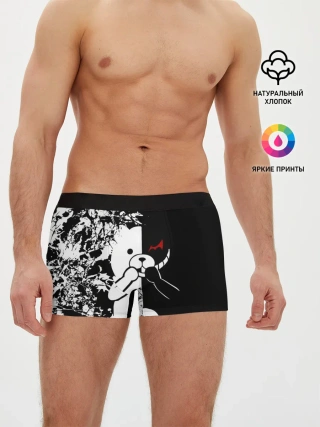 Мужские трусы боксеры / MONOKUMA держит руки